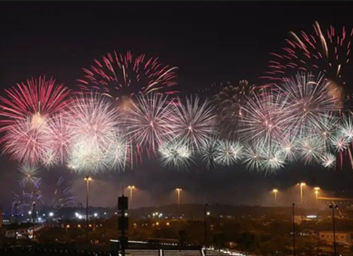 涟源市焰火晚会